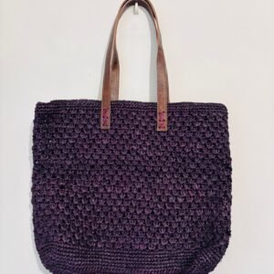 sac rectangle en raphia