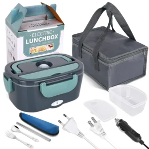 2 in1 Home Car Electric Lunch Box Stainless Ste…