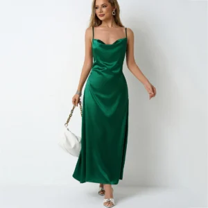 2026 Satin Dress for Women, Cross-border Women&…