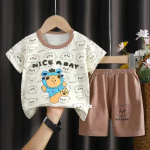 Children’s Little Boy Clothes Summer Shor…