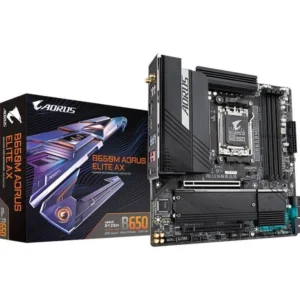 Gigabyte Computer Motherboard B650M AORUS ELITE AX Socket…