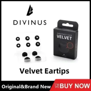 ELOIT/DIVINUS Velvet Silicone Earphones Ear Tip…