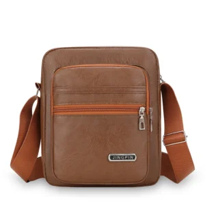 High Quality Vintage Style Men’s PU Leath…