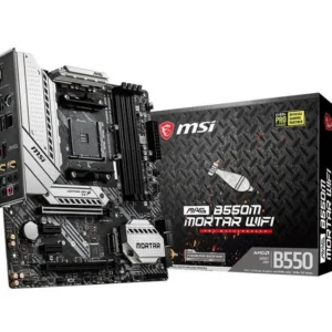 New MSI MAG B550M MORTAR WIFI with Socket AM4 1…