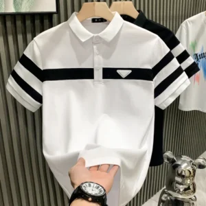 Men’s Short Sleeve Polo Shirt Lightweight…