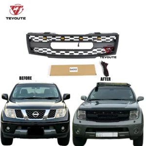 TEYOUTE Modified Front Grille With Amber Light …
