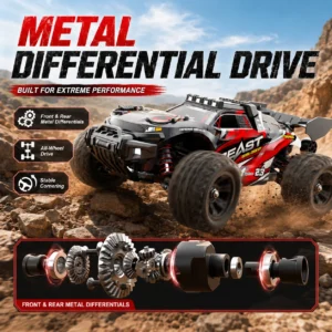 ZNLYRION 1:18 Scale RC Car Monster Truck Off-Ro…