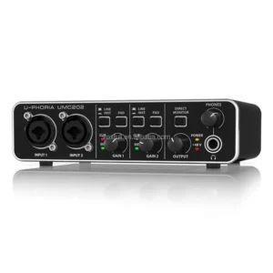 Professional UMC202 USB Sound Card Audio Interf…