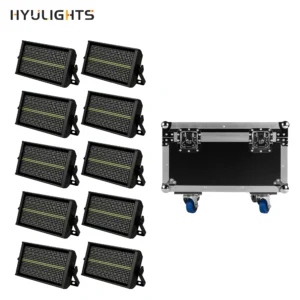 10pcs 48 Segment 1000w 960pcs Strobe Wash Blind…