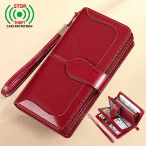 Wallet Women’s Long  New Leather Large Ca…
