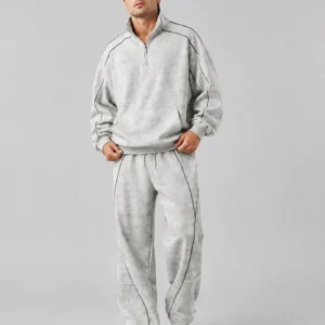 MENGTU Custom Men’s Casual Hoodie Set Dir…