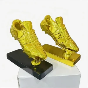 Electroplated Gold Golden Boot Trophy 8 Inch So…