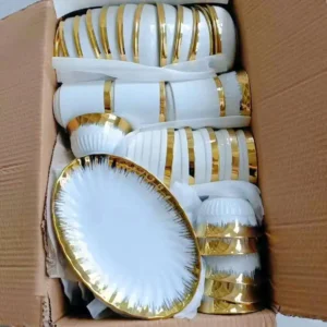 Factory Direct Price Mixed Shapes Gold-rimmed P…