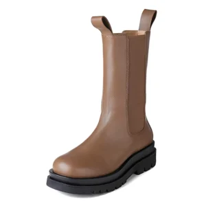 Popular Comfortable Women Leather Cow Girl Slip…