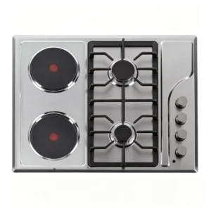 4-Burner Gas Hob Kitchen Stove Iron Cast Suppor…