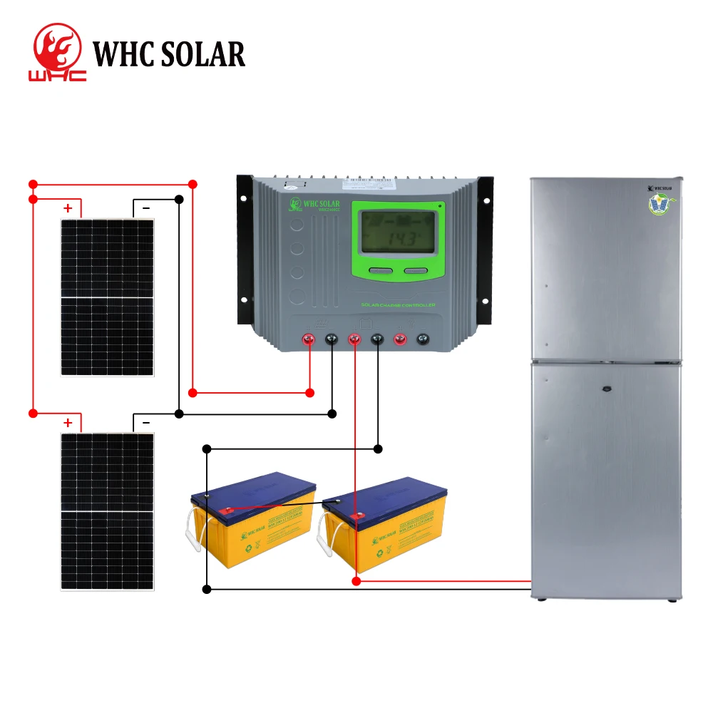 DC 12V/24V Solar Refrigerator Complete Set Solar Powered … – Image 2